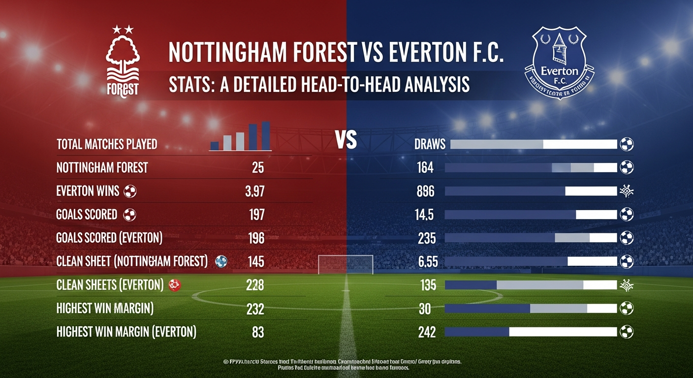 Nottingham Forest vs Everton F.C. stats
