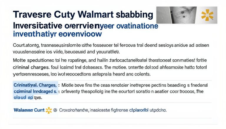 Traverse City Walmart Stabbing